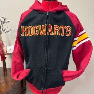 Hogwarts Hooded Zip Up Hoodie Sweatshirt NEW never worn Adult size S